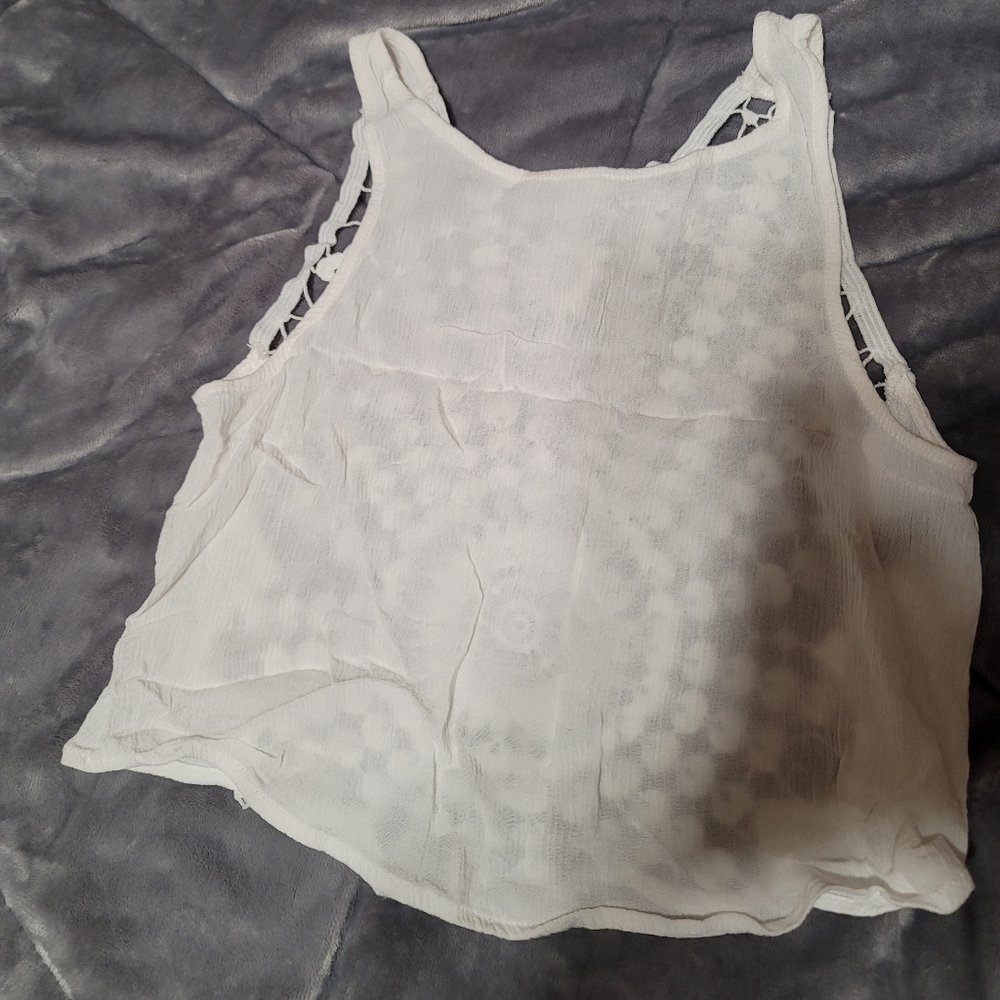 Crop top white